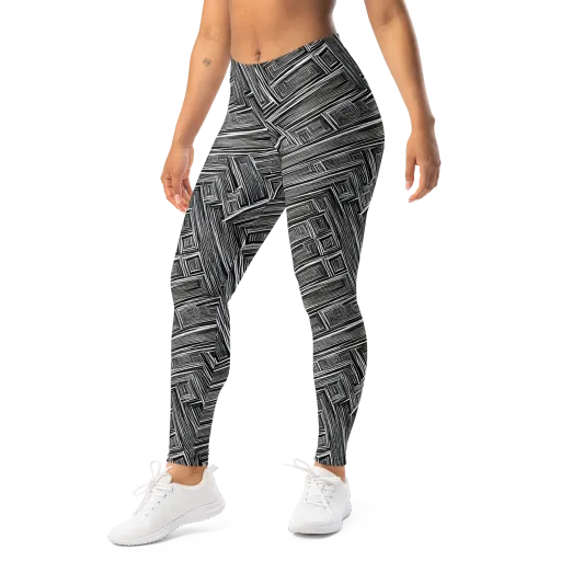 Architectural Grain on a Leggings