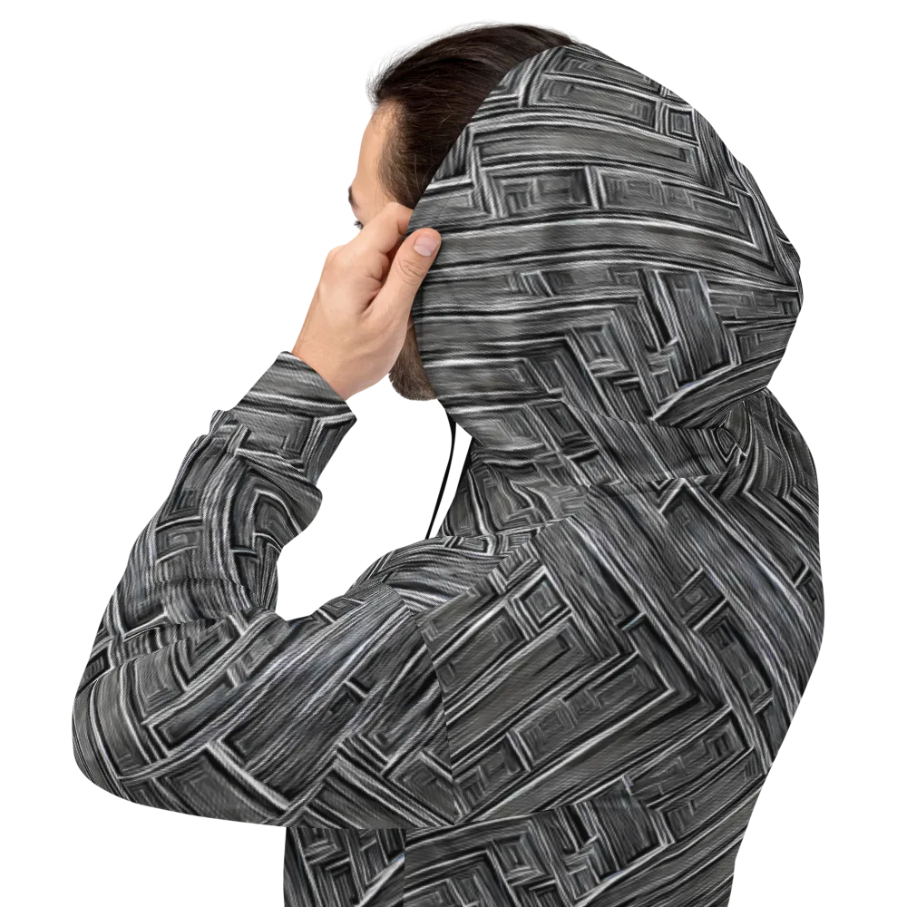 Architectural Grain on Hoodie — Back