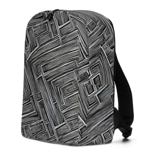 Architectural Grain on a Minimalist Backpack
