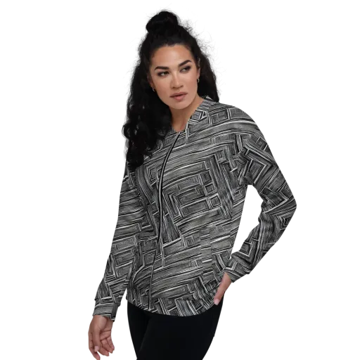 Architectural Grain on a Bomber Jacket