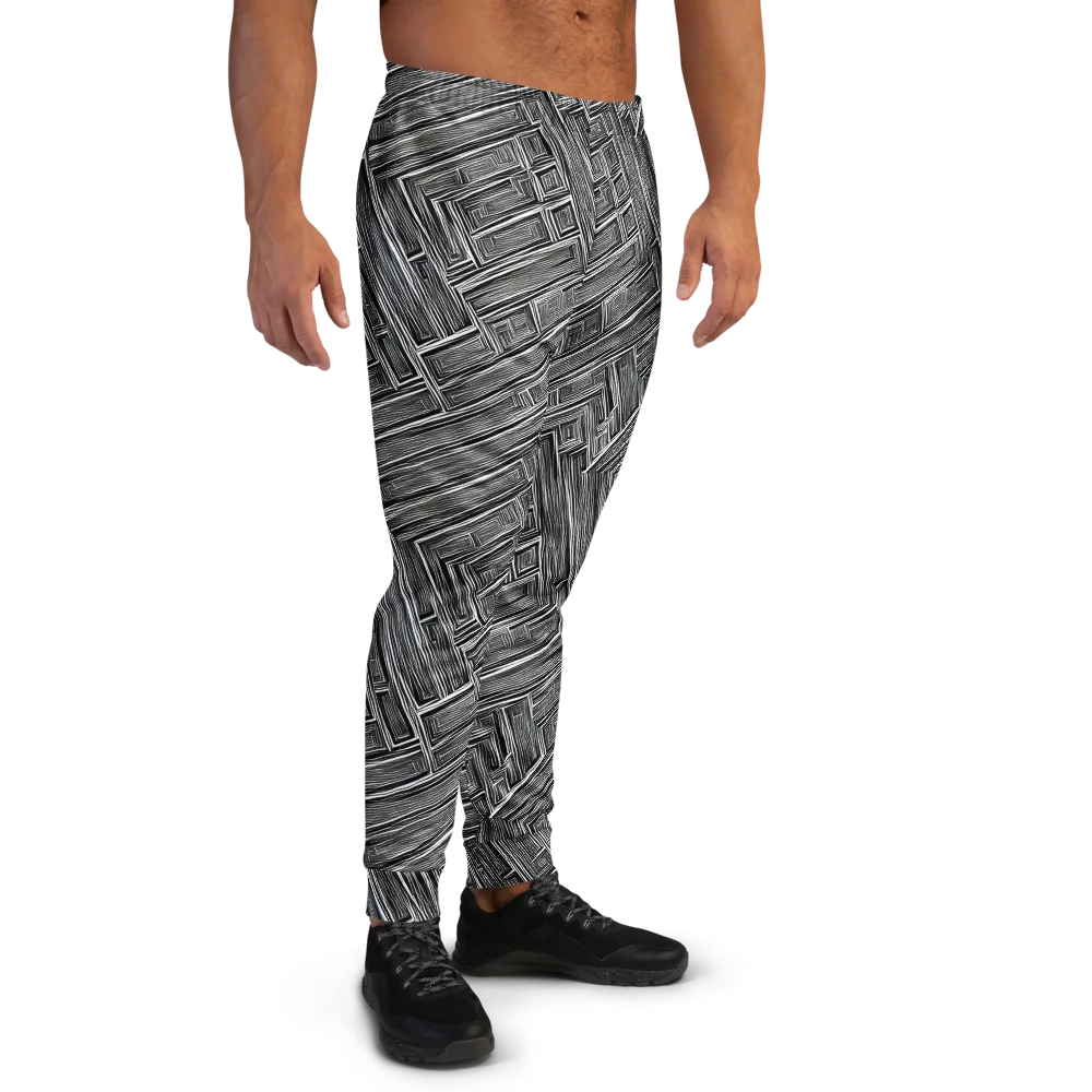 Architectural Grain on Men's Joggers — Right