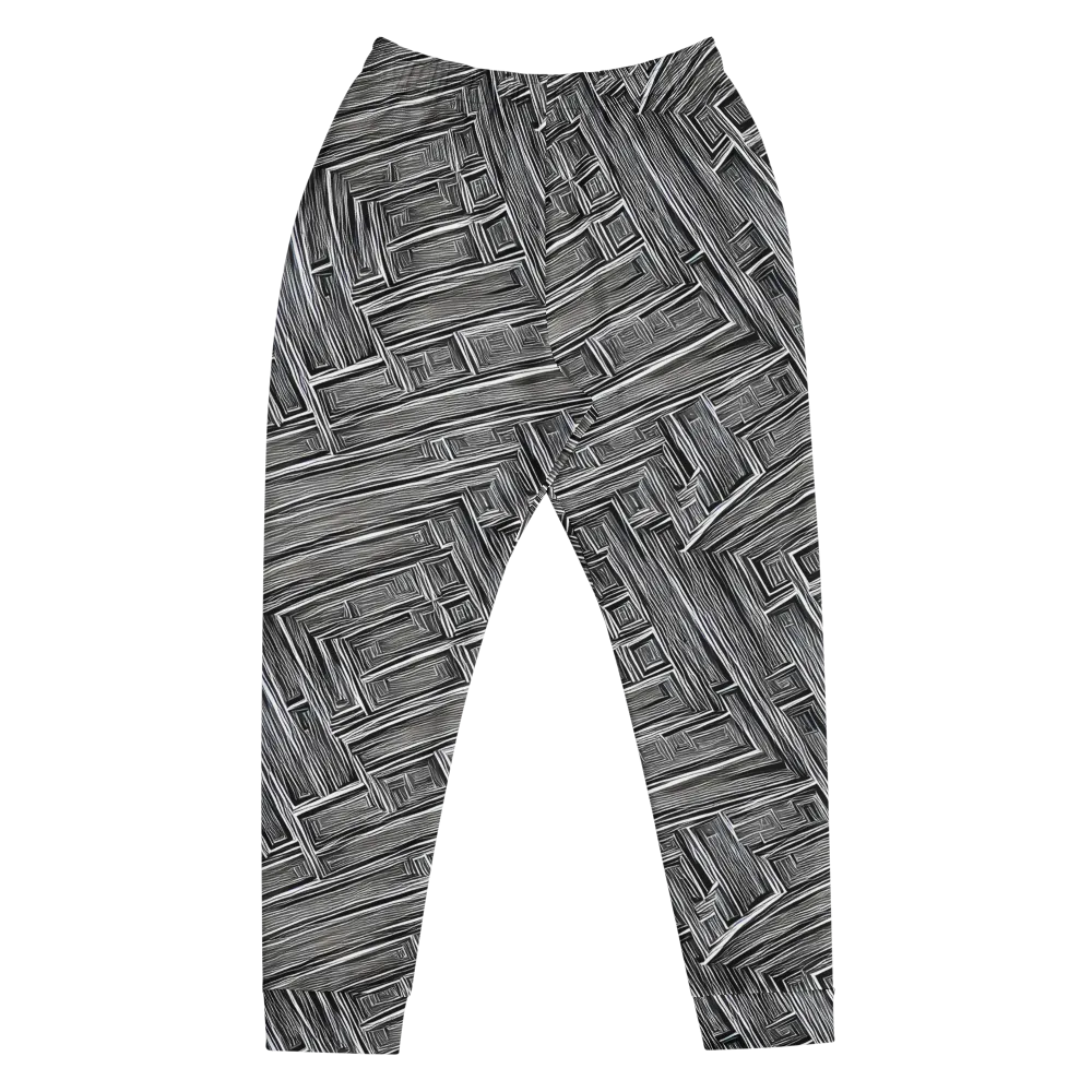 Architectural Grain on Men's Joggers — Front