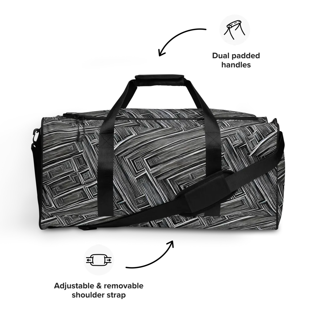 Architectural Grain on Duffle Bag — Front