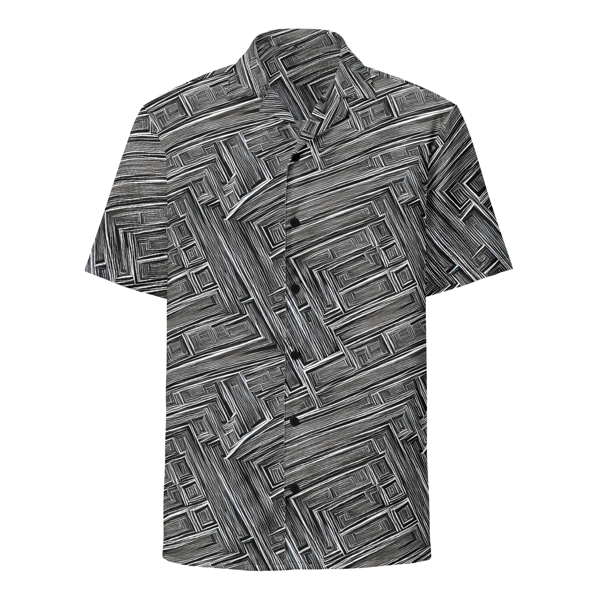 Architectural Grain on Button Shirt — Front
