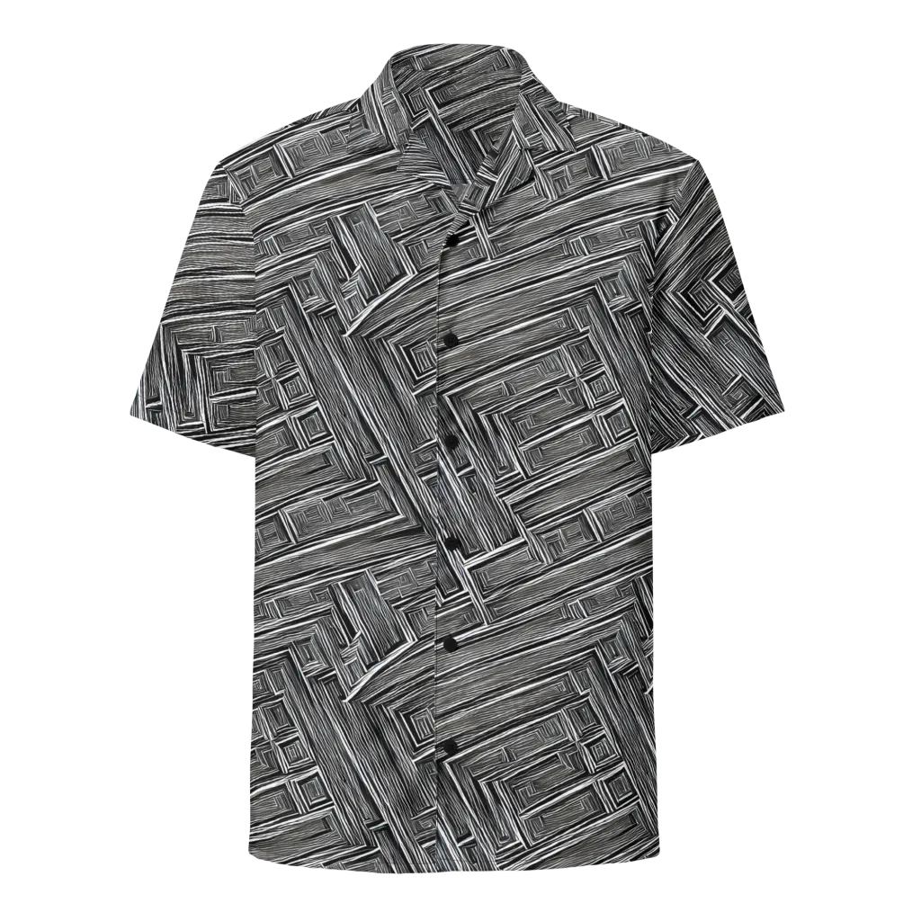 Architectural Grain on Button Shirt — Front