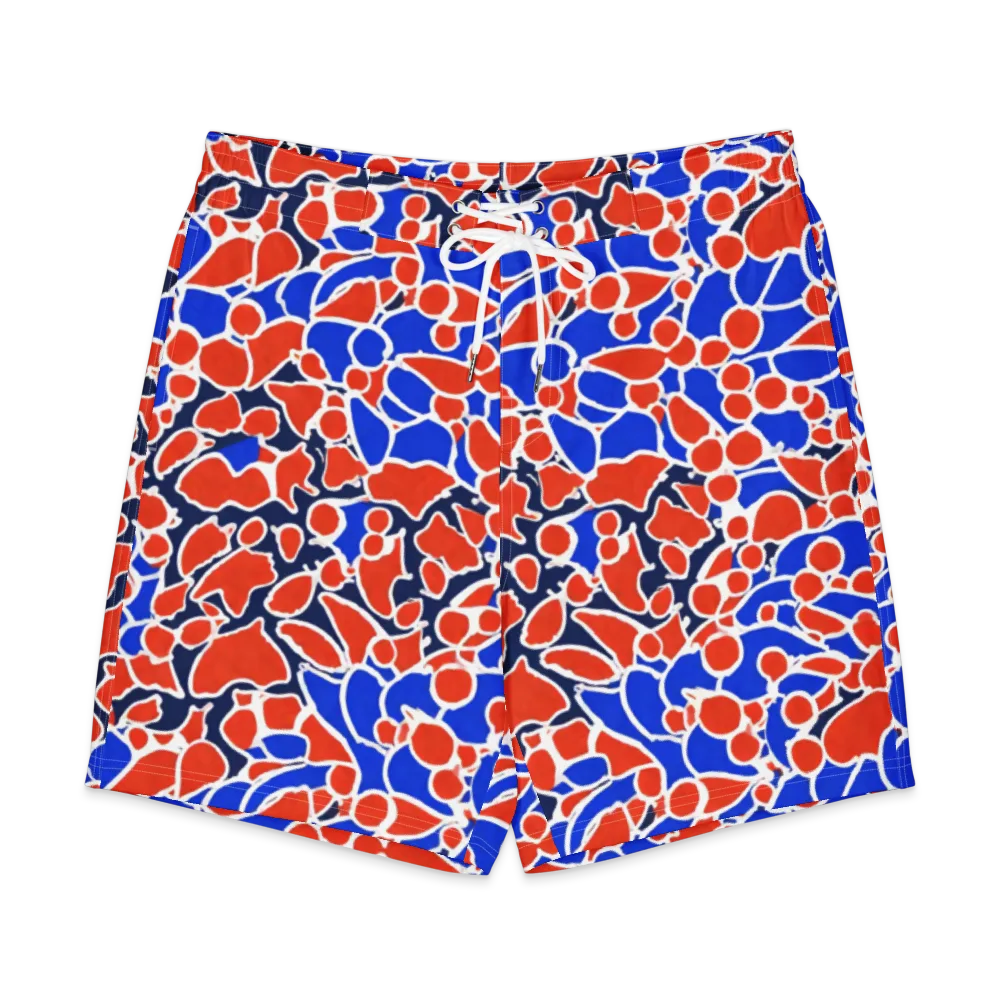 Cobalt Confetti on Men's Board Shorts — Front