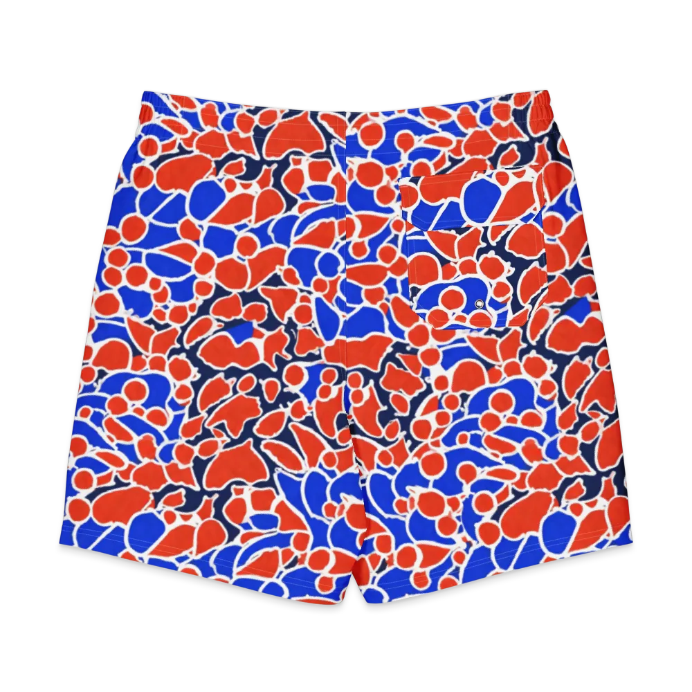Cobalt Confetti on Men's Board Shorts — Back