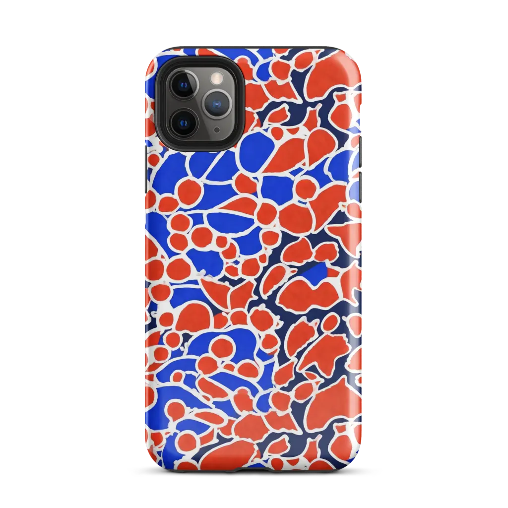 Cobalt Confetti on Tough Case for iPhone® — Front