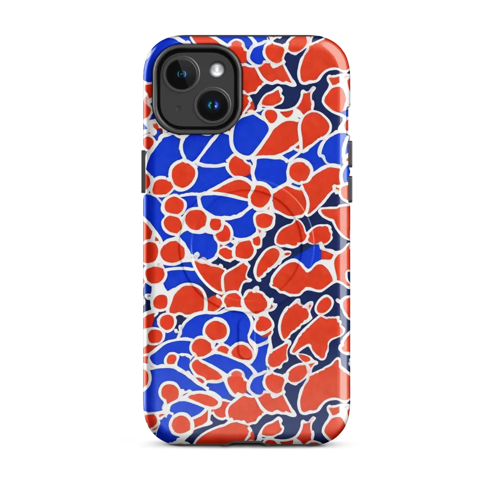 Cobalt Confetti on MagSafe Tough Case for iPhone® — Front