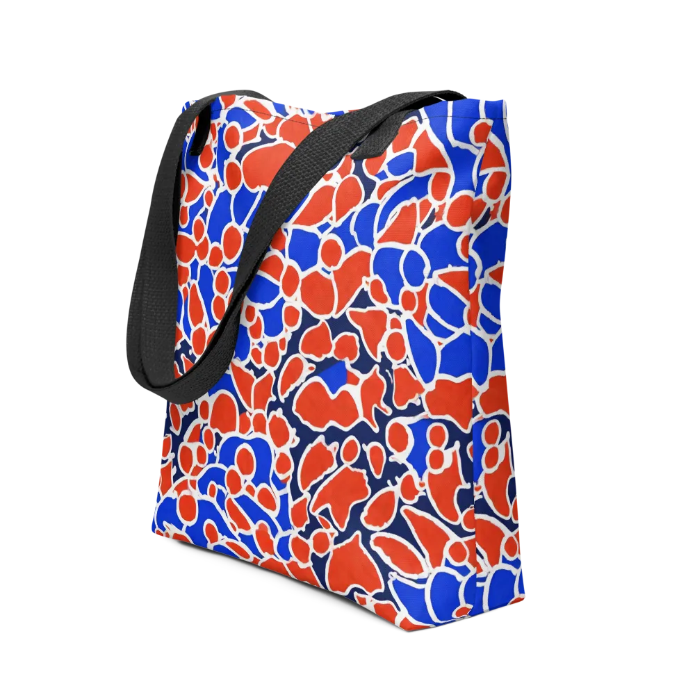 Cobalt Confetti on Tote Bag — Front
