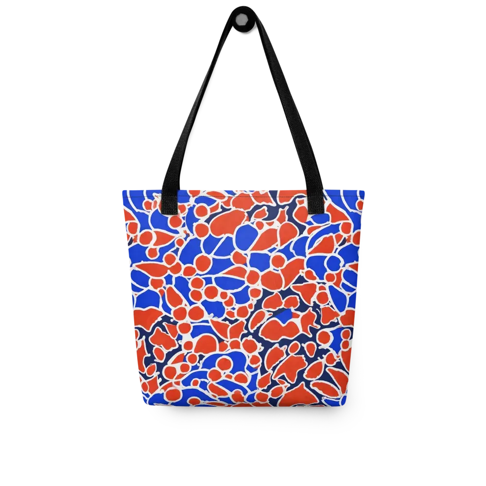 Cobalt Confetti on Tote Bag — Front