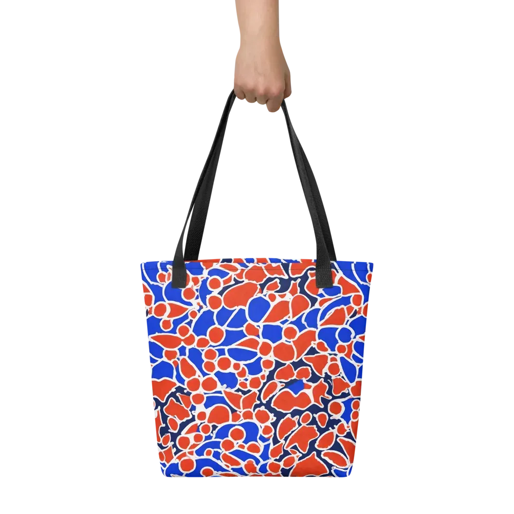 Cobalt Confetti on Tote Bag — Front