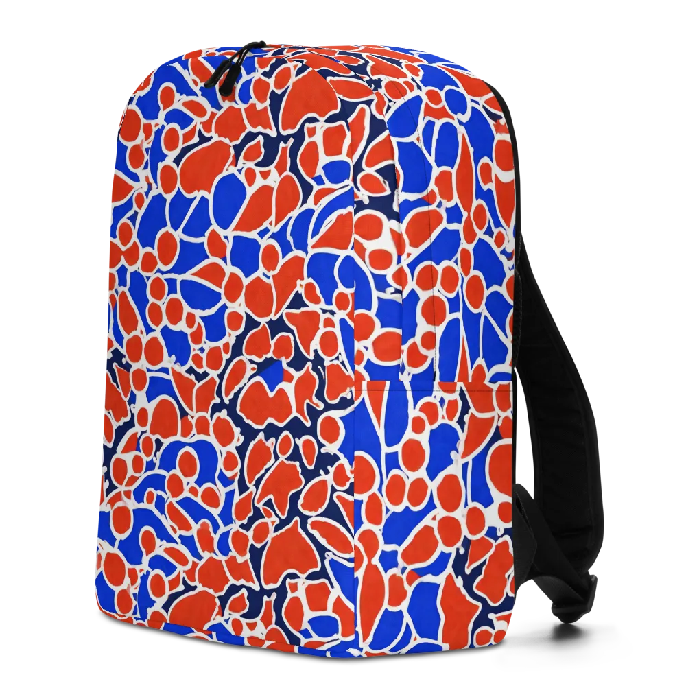 Cobalt Confetti on Minimalist Backpack — Left