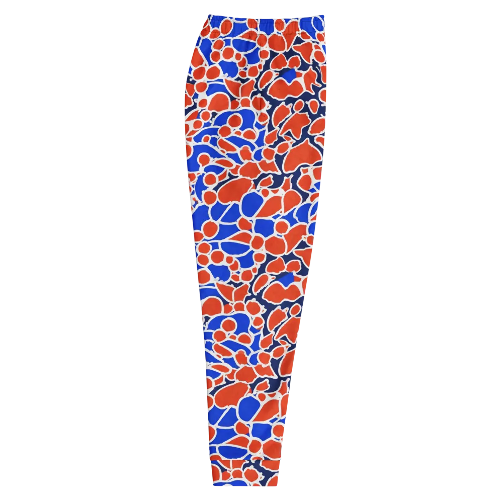 Cobalt Confetti on Men's Joggers — Right