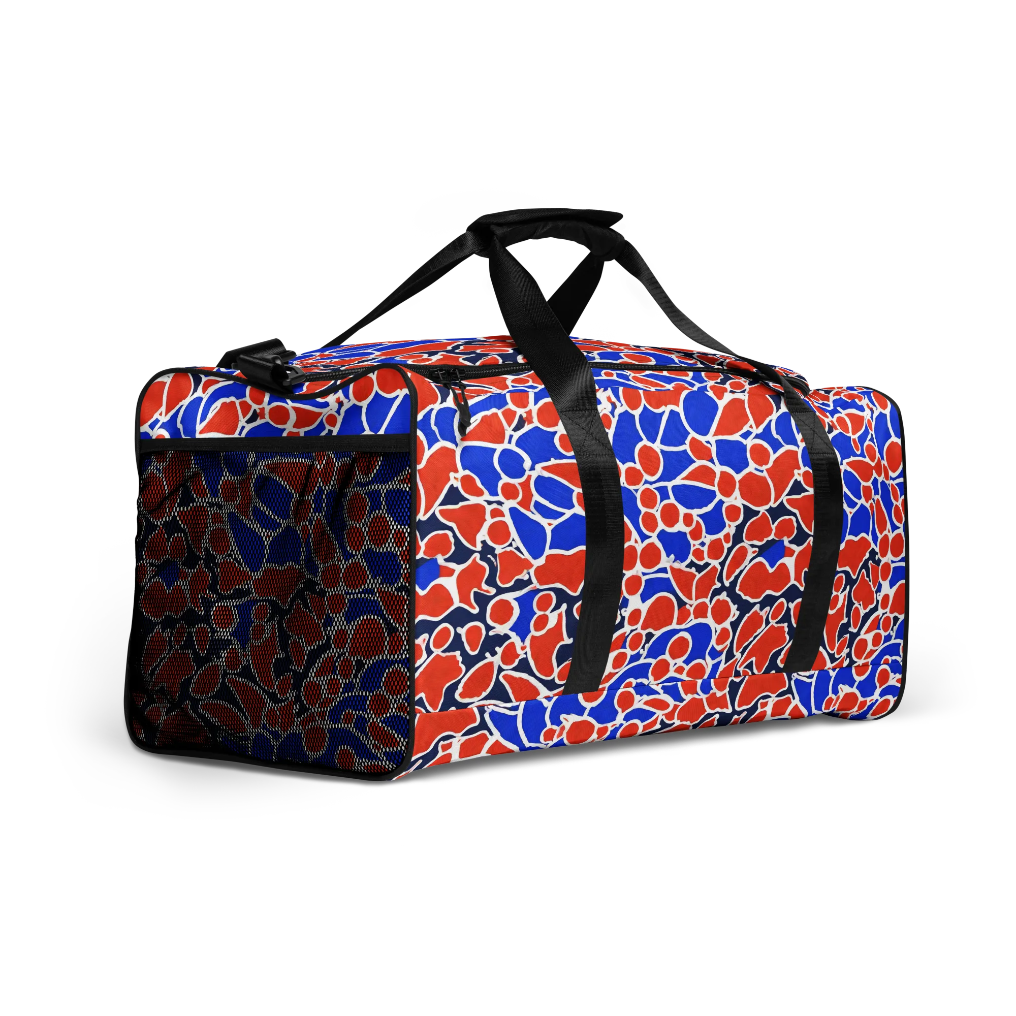 Cobalt Confetti on Duffle Bag — Right Front