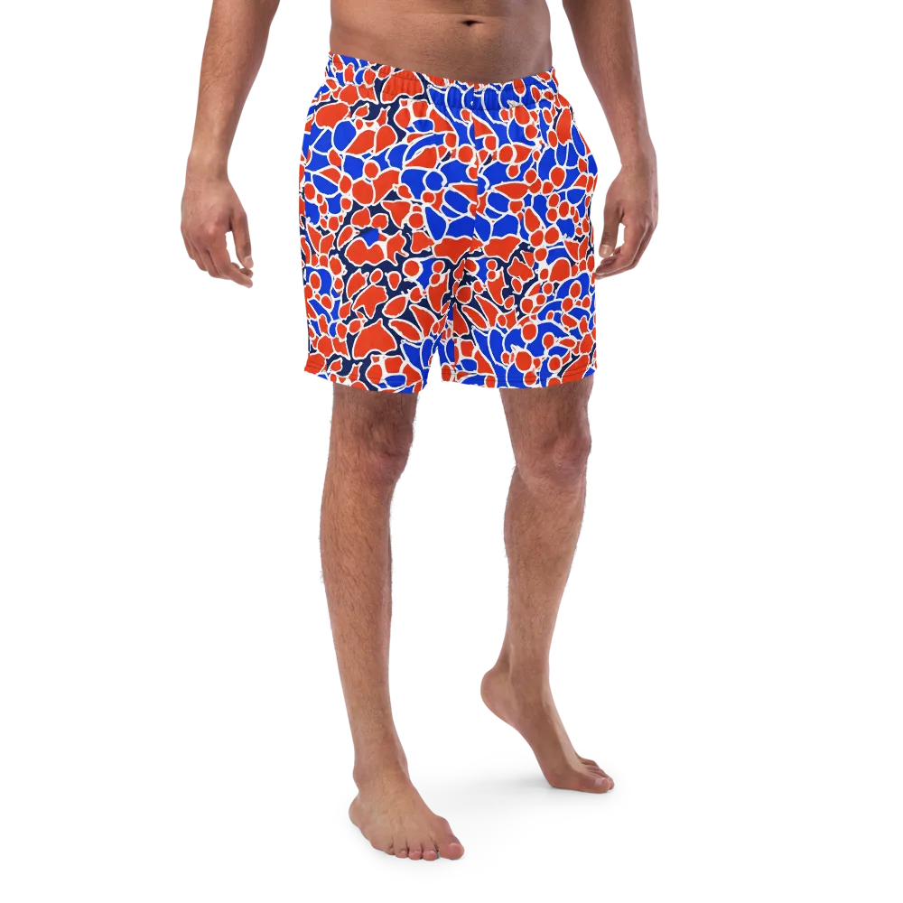 Cobalt Confetti on Swim Trunks — Front
