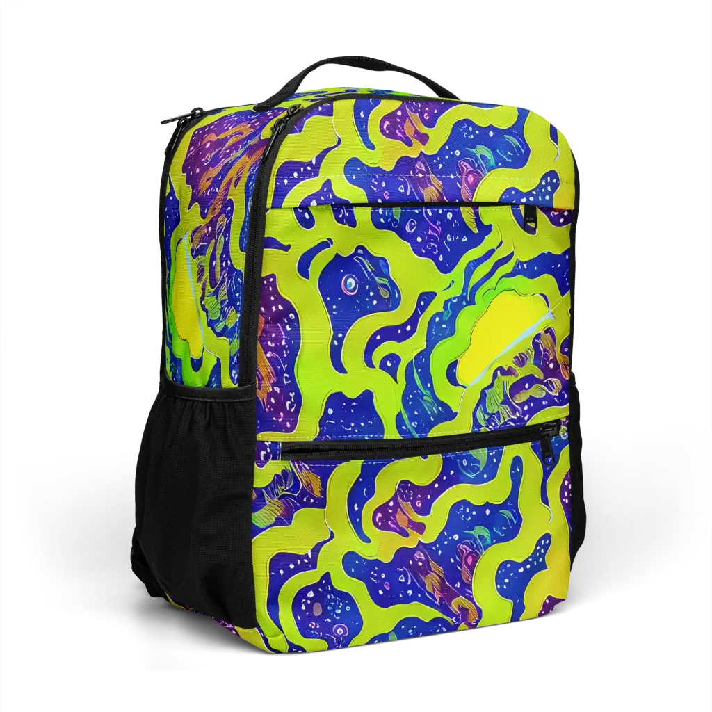 Galactic Tangledown on Utility Backpack — Right Front