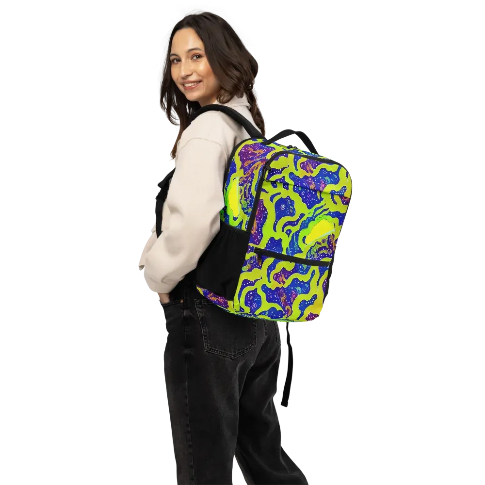 Galactic Tangledown on Utility Backpack — Back