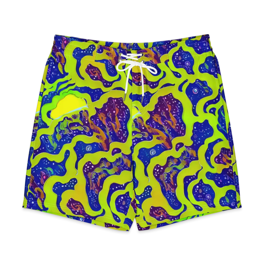 Galactic Tangledown on Men's Board Shorts — Front
