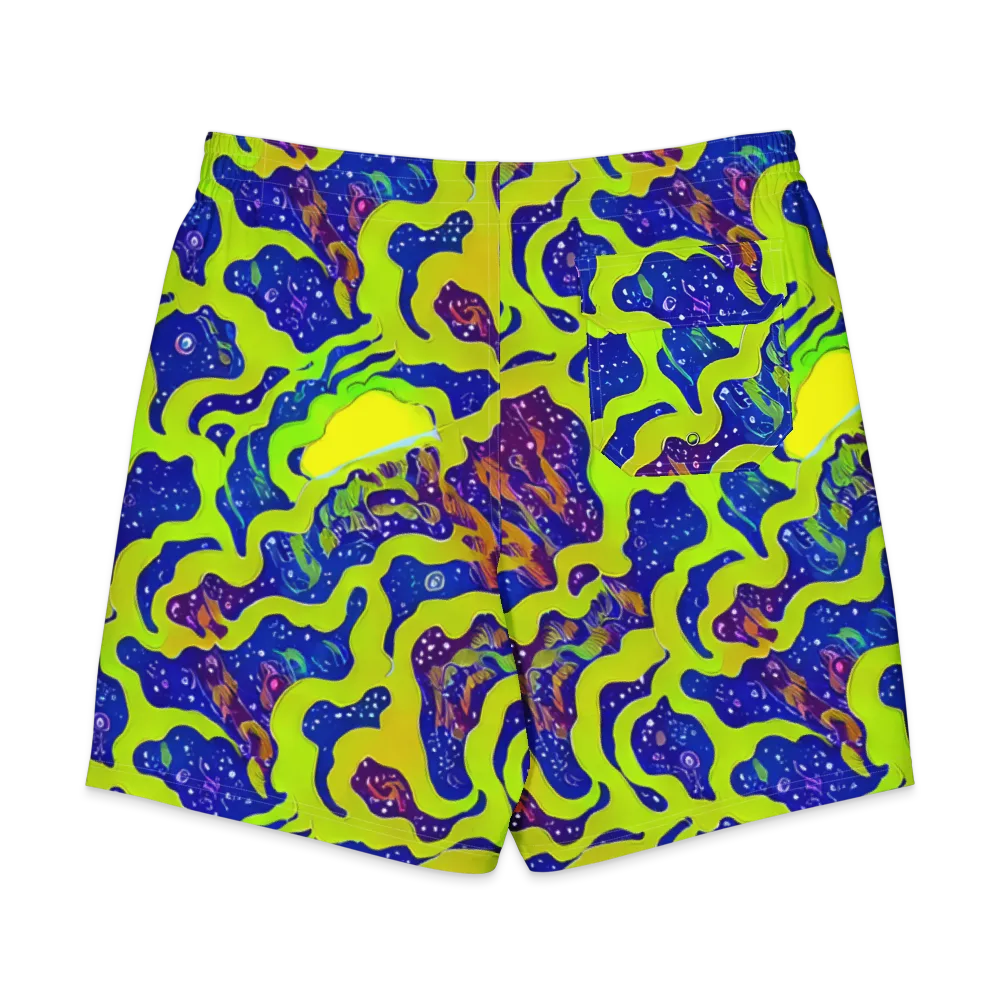 Galactic Tangledown on Men's Board Shorts — Back