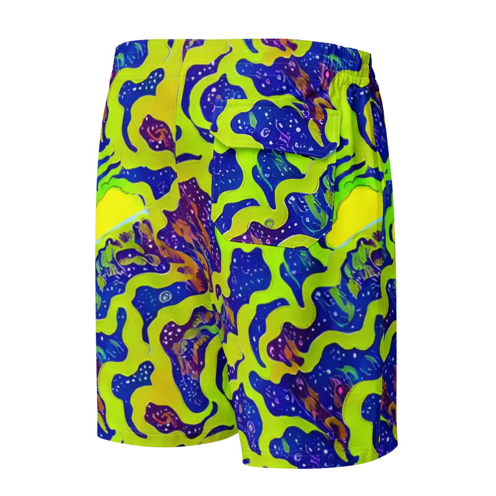 Galactic Tangledown on Men's Board Shorts — Back