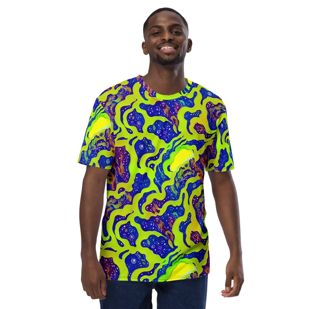 Galactic Tangledown on Men's Crew Neck T-Shirt — Front
