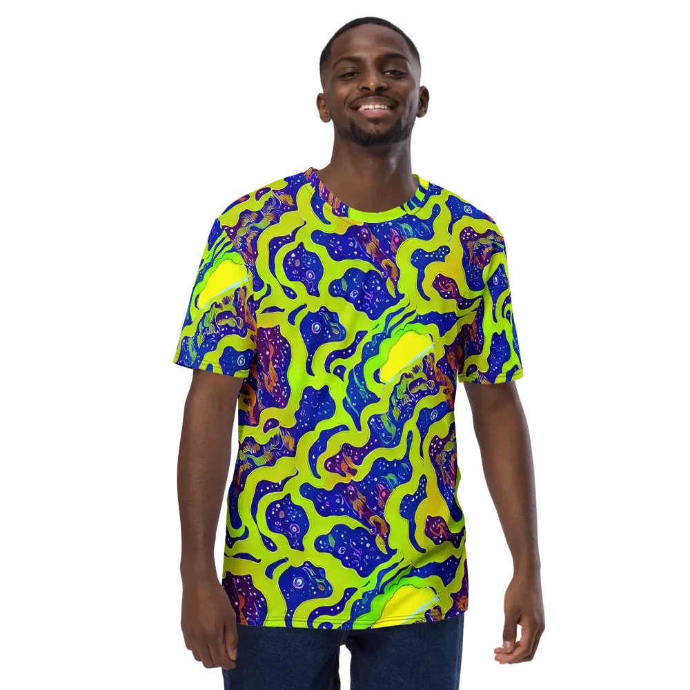 Galactic Tangledown on Men's Crew Neck T-Shirt — Front