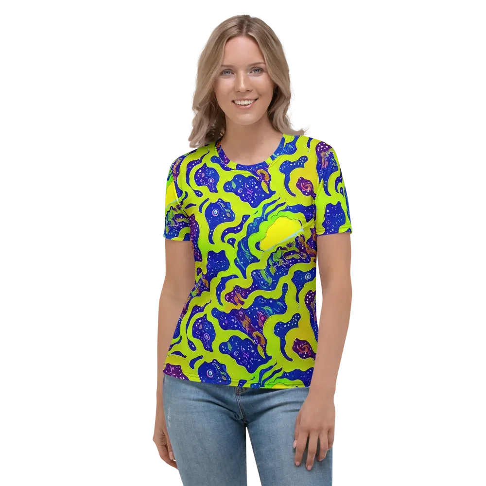Galactic Tangledown on Women's Crew Neck T-Shirt — Front
