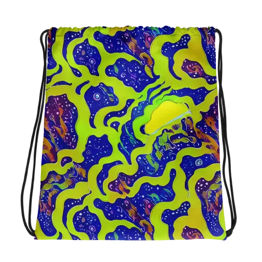 Galactic Tangledown on a Drawstring Bag