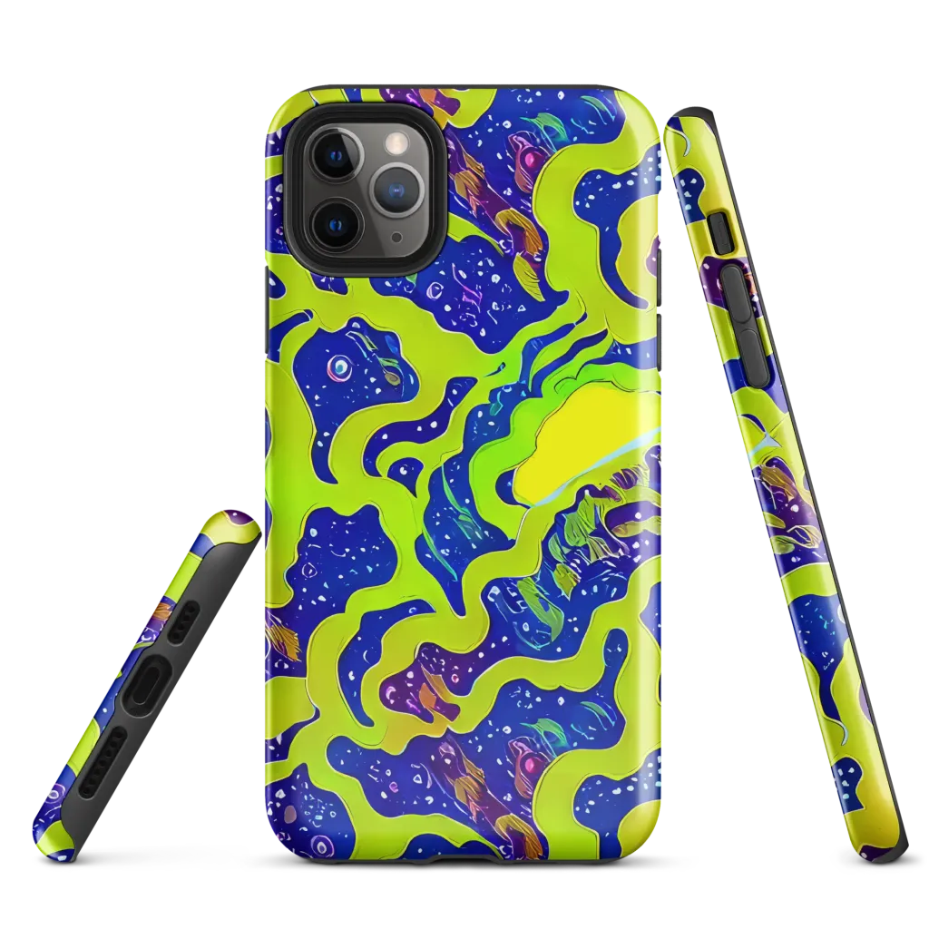 Galactic Tangledown on Tough Case for iPhone® — Front
