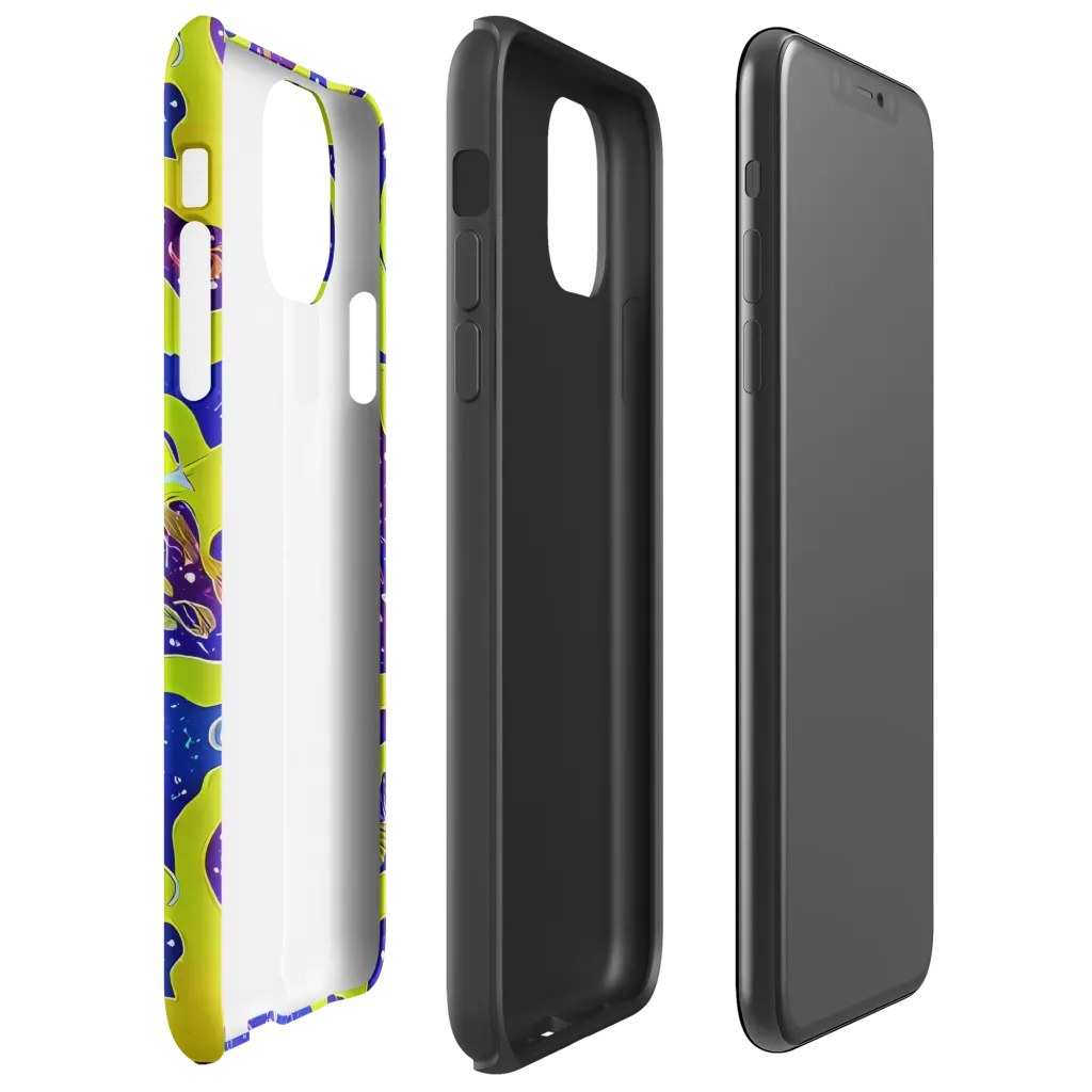 Galactic Tangledown on Tough Case for iPhone® — Right