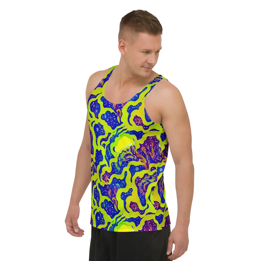 Galactic Tangledown on Men's Tank Top — Left Front