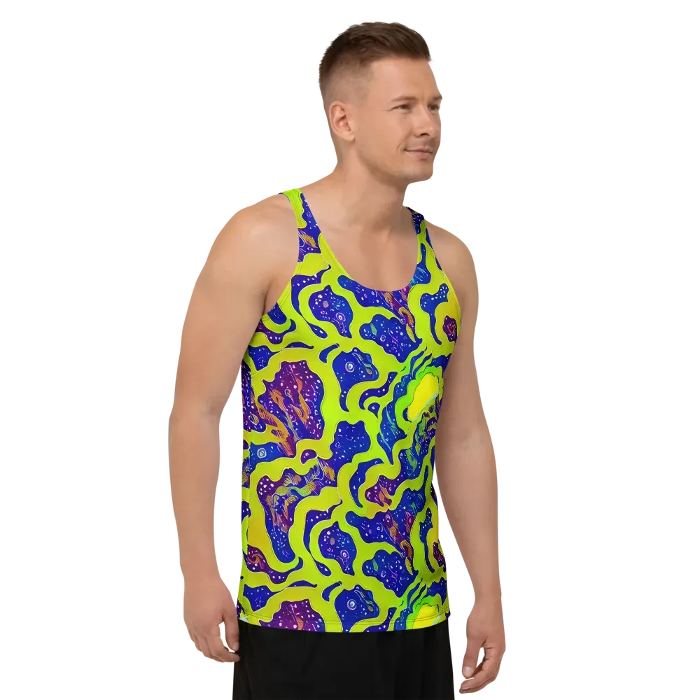 Galactic Tangledown on Men's Tank Top — Right Front