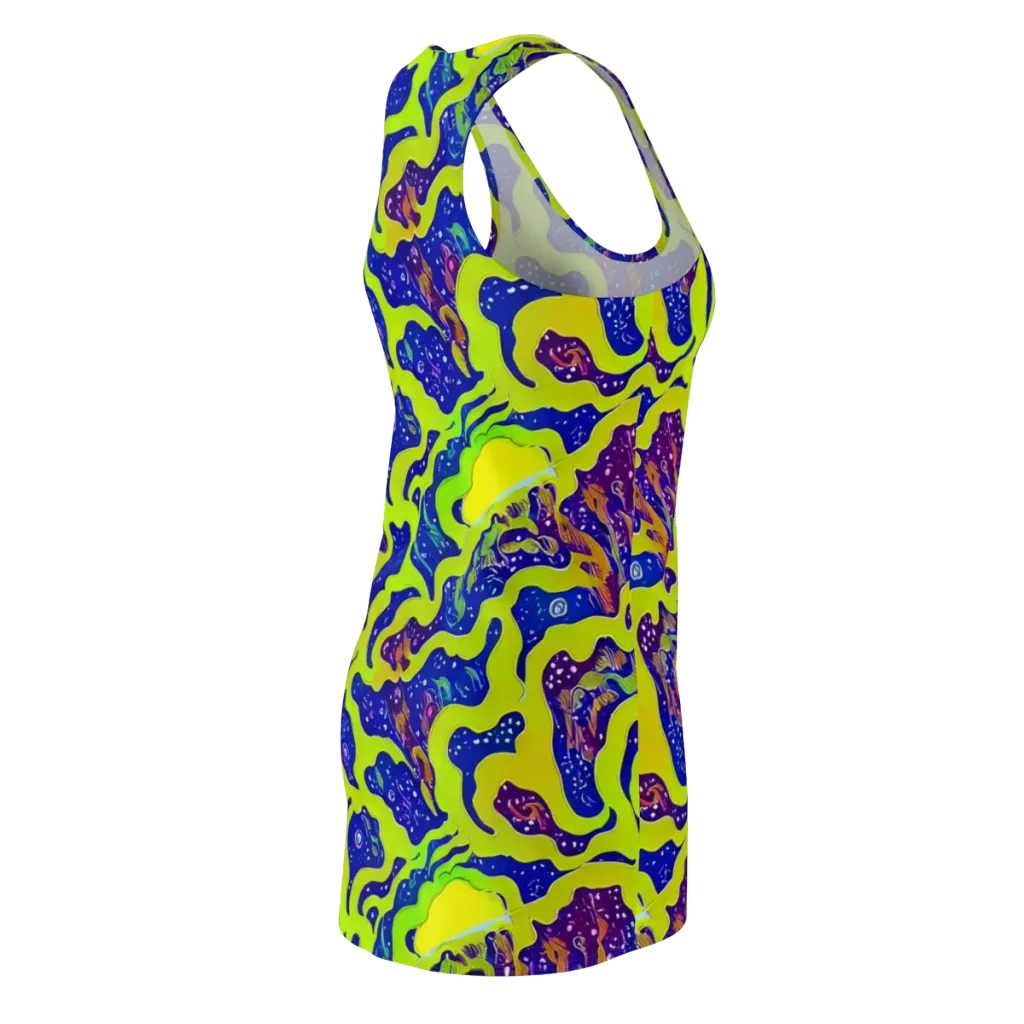 Galactic Tangledown on Racerback Dress — Back Side