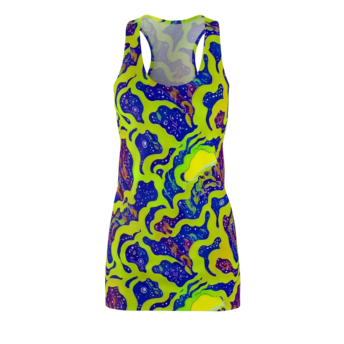 Galactic Tangledown on Racerback Dress — Front