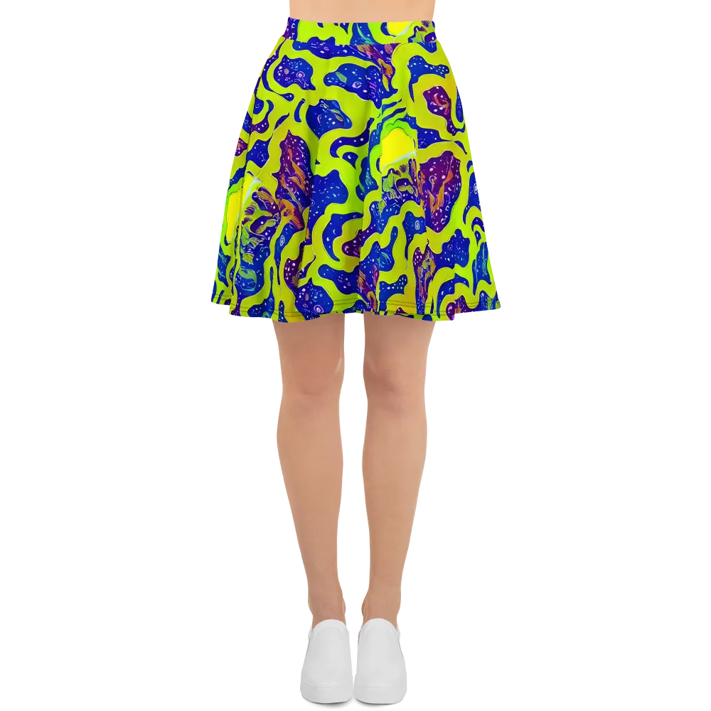 Galactic Tangledown on Skater Skirt — Front