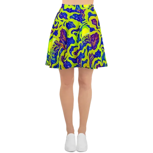 Galactic Tangledown on a Skater Skirt