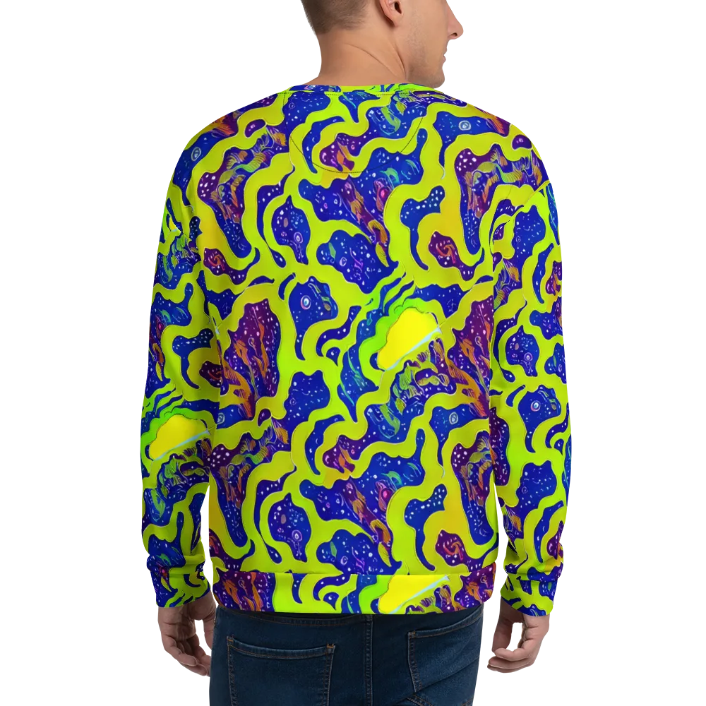 Galactic Tangledown on Sweatshirt — Back