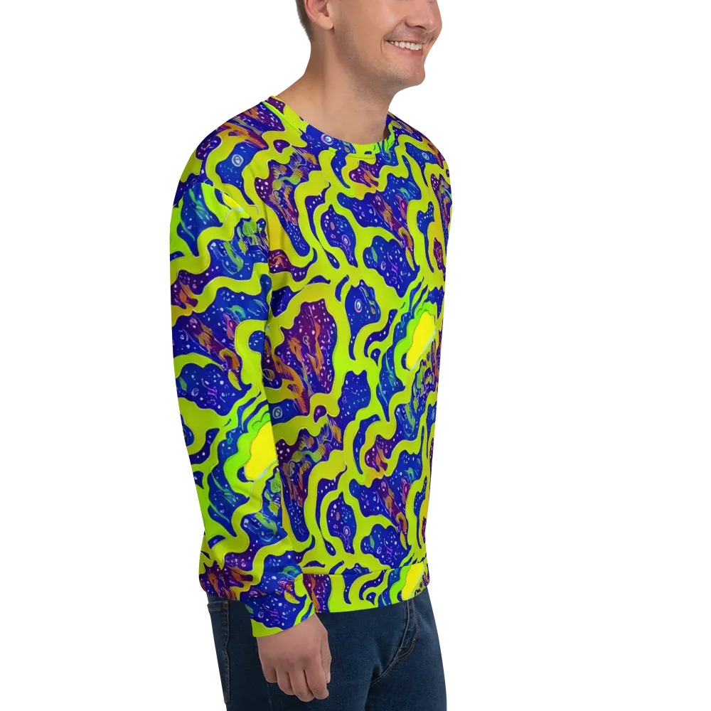 Galactic Tangledown on Sweatshirt — Right Front