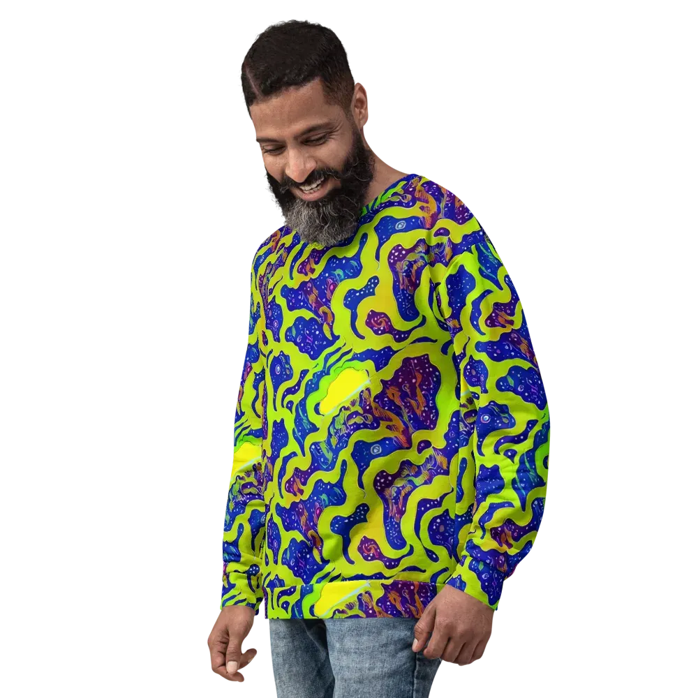 Galactic Tangledown on Sweatshirt — Left Front