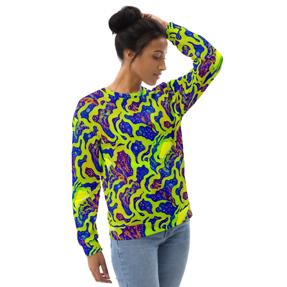 Galactic Tangledown on Sweatshirt — Right Front