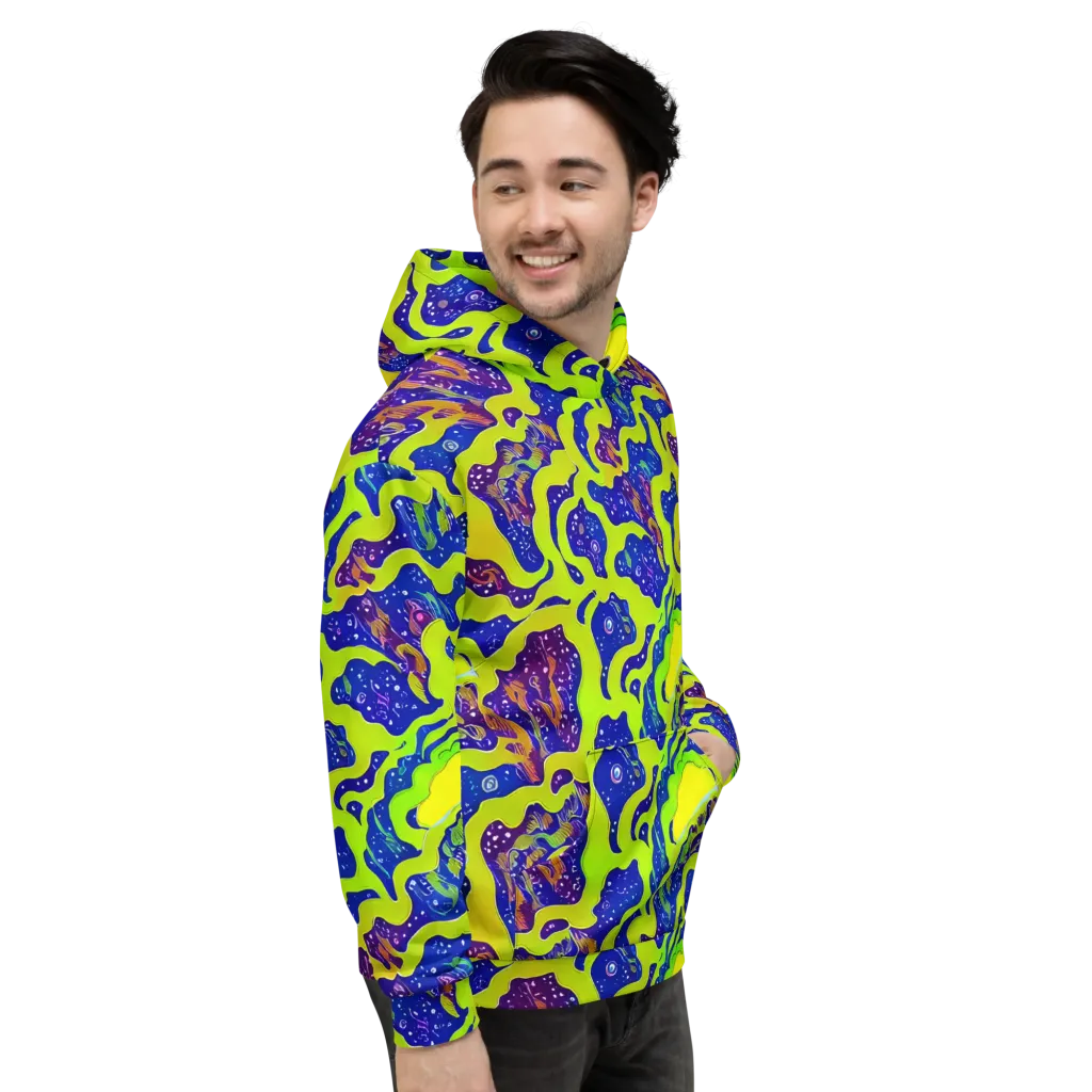 Galactic Tangledown on Hoodie — Right
