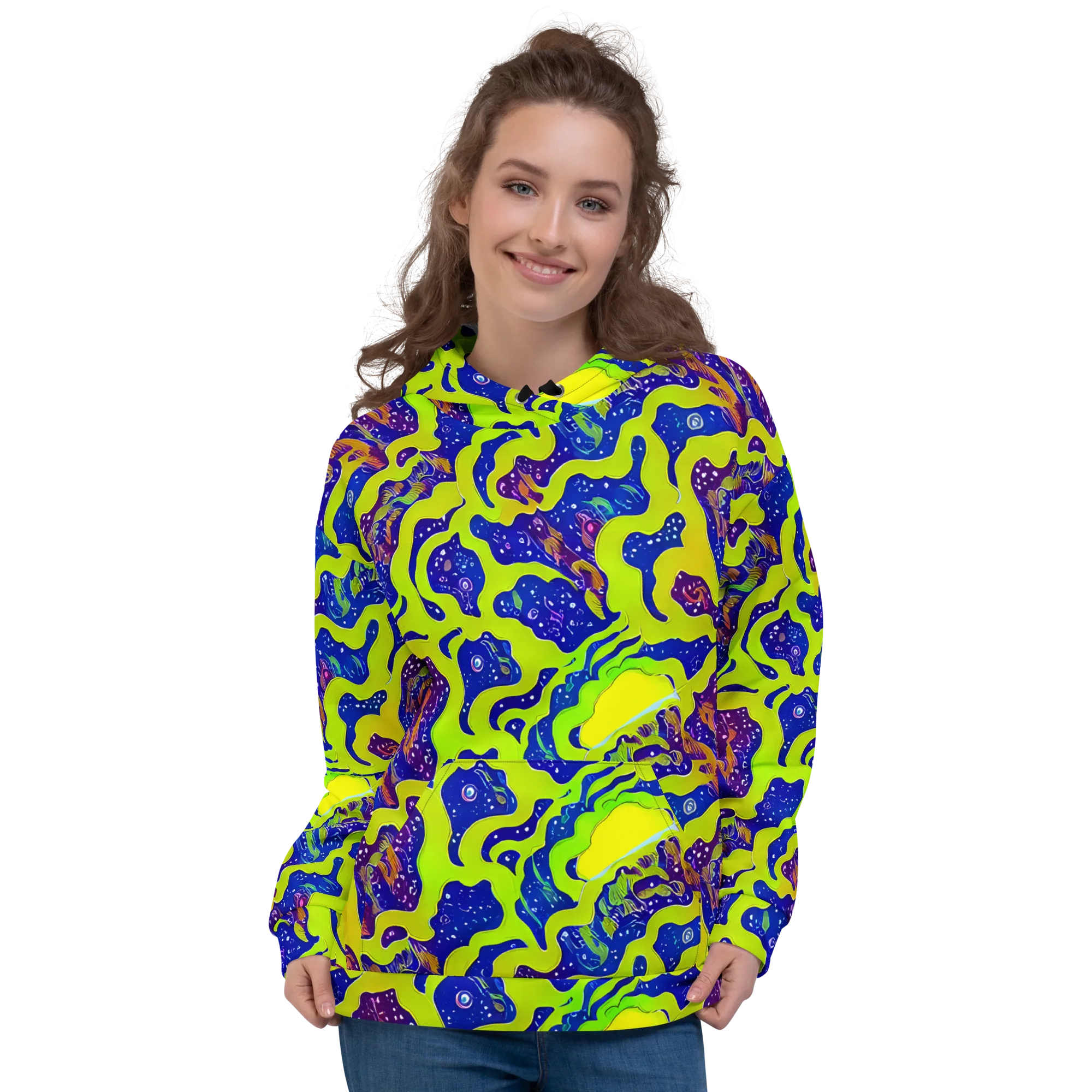 Galactic Tangledown on Hoodie — Front