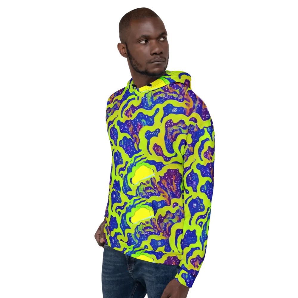 Galactic Tangledown on Hoodie — Left