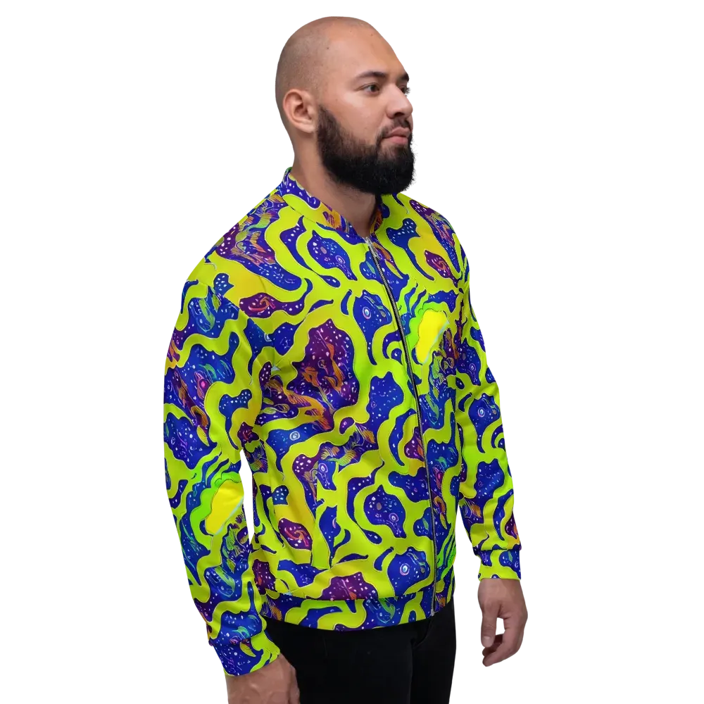 Galactic Tangledown on Bomber Jacket — Right