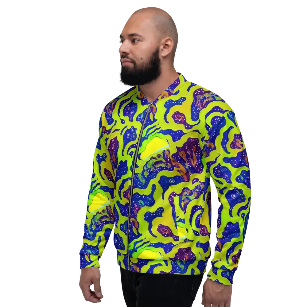 Galactic Tangledown on Bomber Jacket — Left