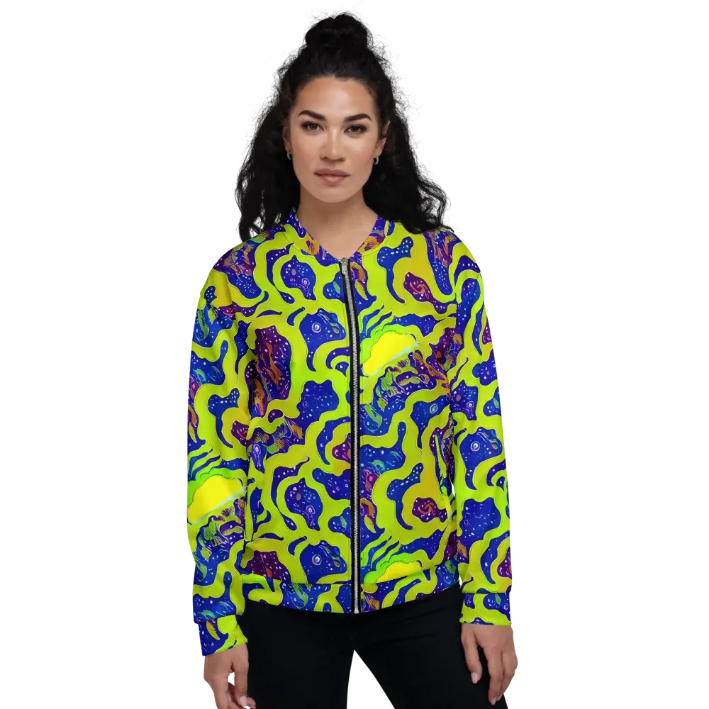 Galactic Tangledown on Bomber Jacket — Front