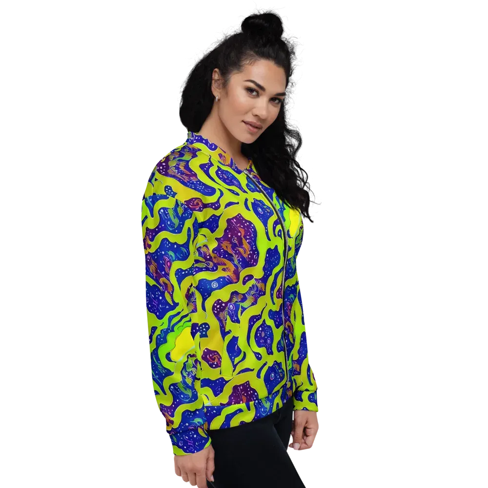 Galactic Tangledown on Bomber Jacket — Right