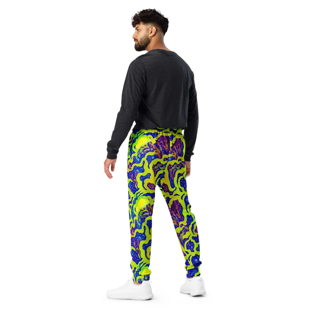 Galactic Tangledown on Men's Joggers — Back
