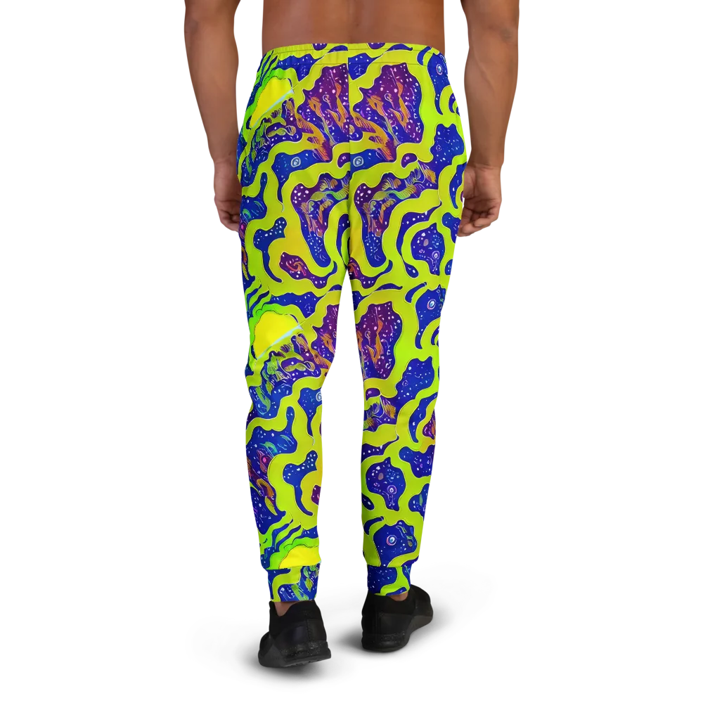 Galactic Tangledown on Men's Joggers — Back
